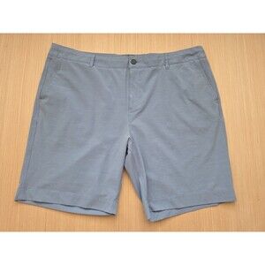 Faherty All Day Shorts Men's Sz. 40 Light Blue 9" Performance Drawstring
